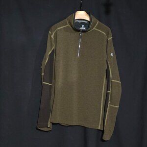 Kuhl KASHMIRA Men's 1/4 Zip Pullover - Espresso - Sz L*